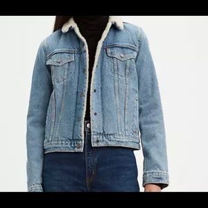 Levis Sherpa Original Trucker Denim Jacket